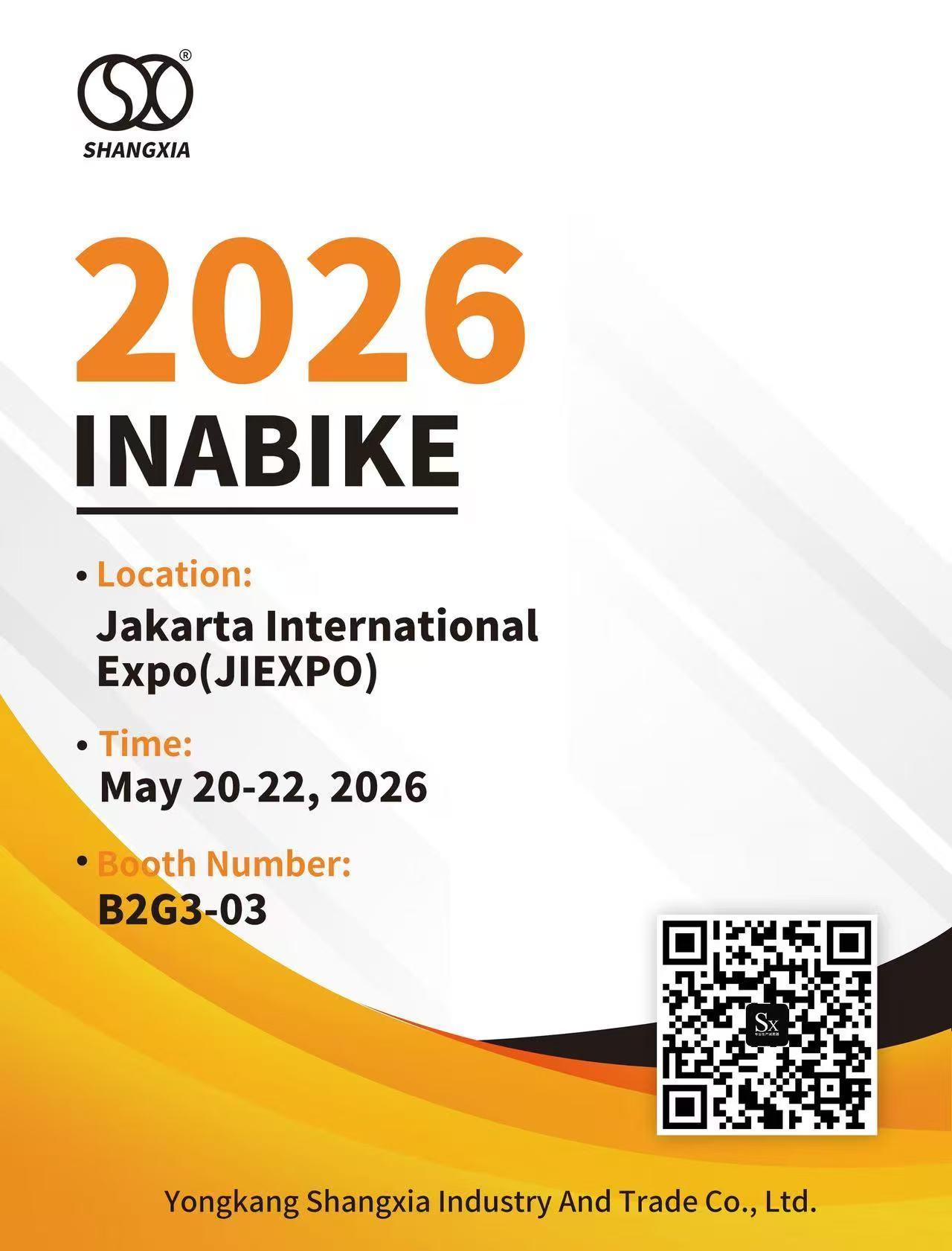Expoziția Inabike din 2026, se apropie amortizorul pentru motociclete SXJZ!