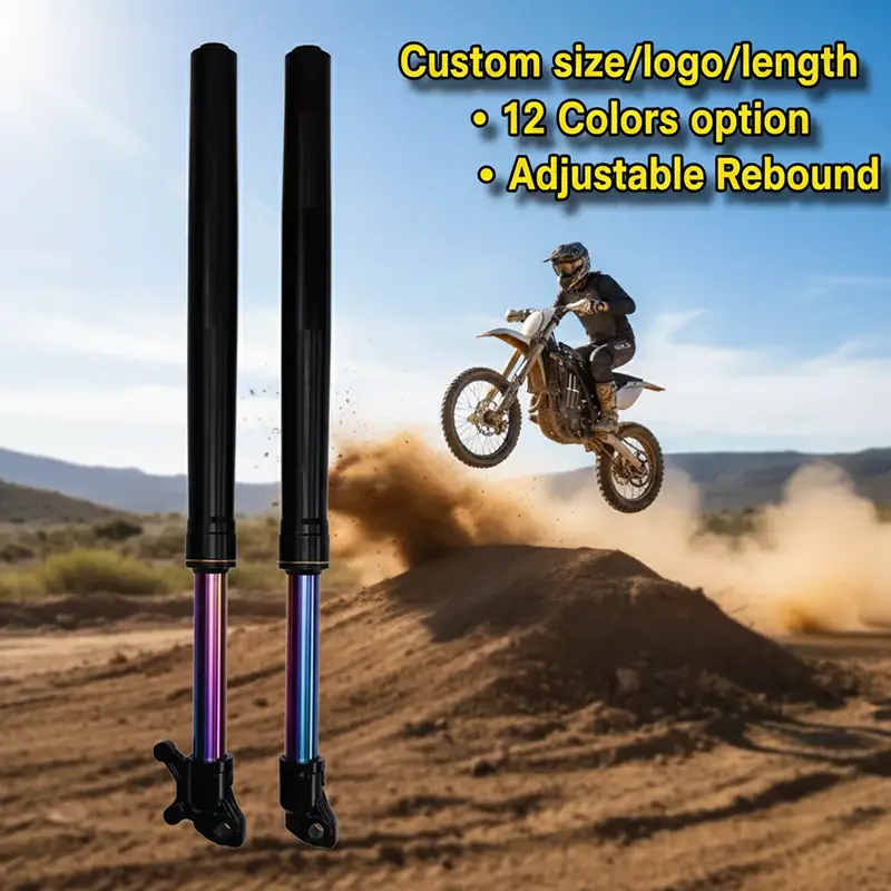 630 mm Upgrade Ajustare furci de rebound Amortizor pentru motocicleta