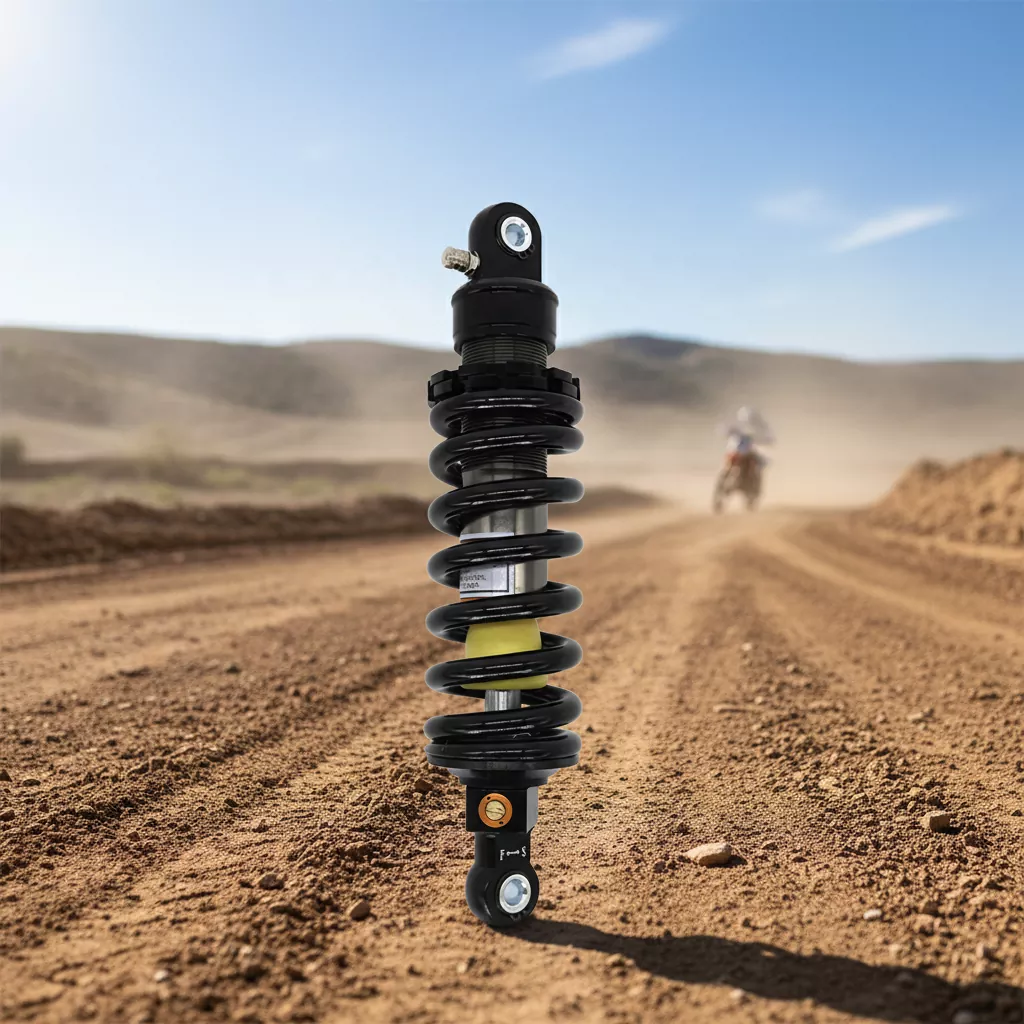 Amortizor de șoc pentru motocicletă reglabil la rebound